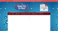 Desktop Screenshot of clippercitycarwash.com